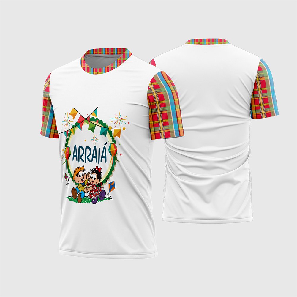 Estampa Vetor Camisa - Arraiá 2026 - Festa Junina