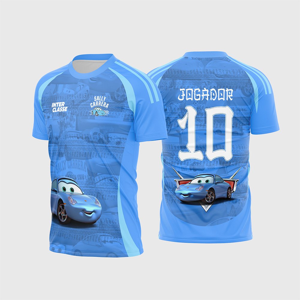 Arte Camisa Interclasse Carros Sally Carrera