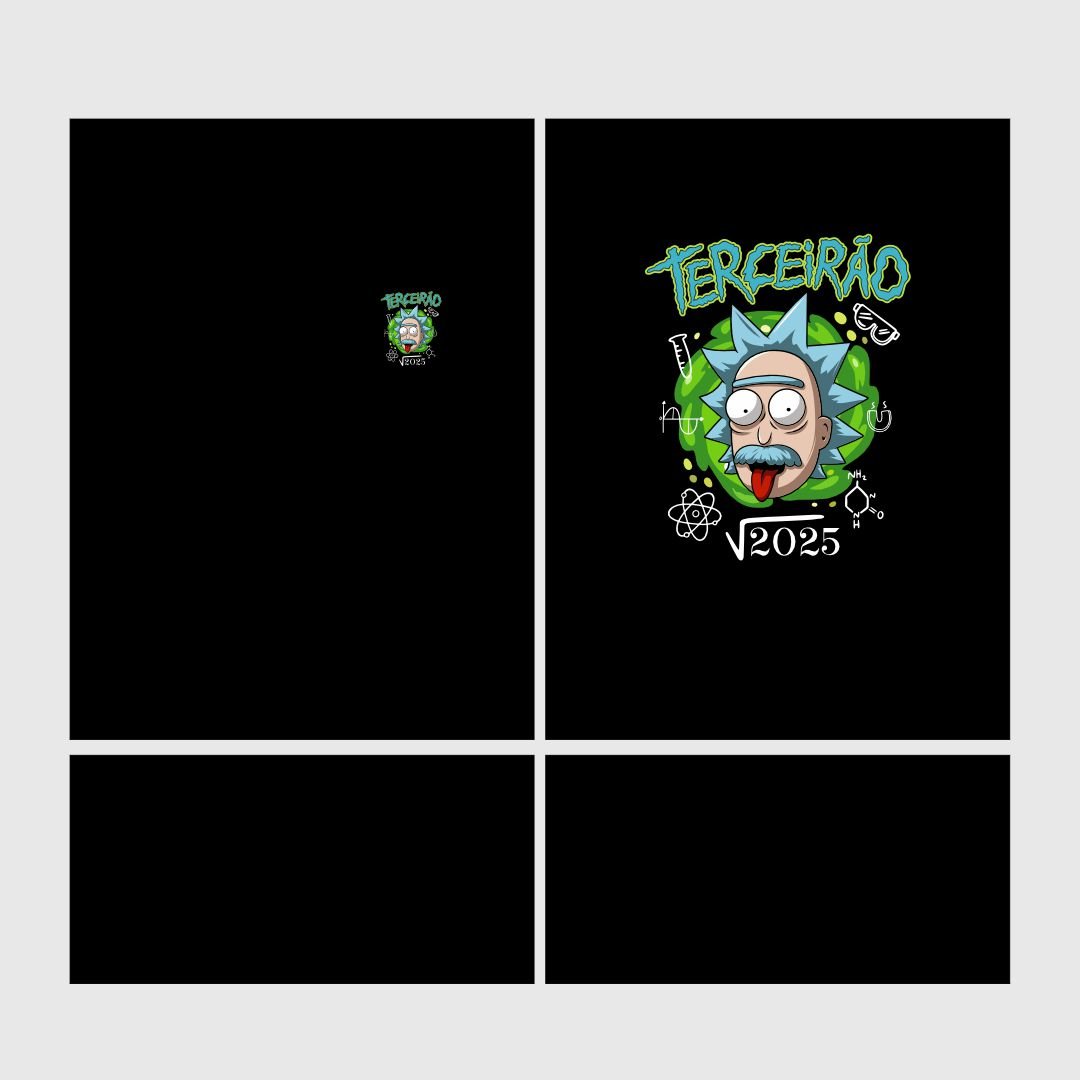 Design vetorial da Arte Vetor Camisa Terceirão Rick-Einstein 2025, editável em Corel Draw X7, PDF e Fonte TTF|Design vetorial da Arte Vetor Camisa Terceirão Rick-Einstein 2025, editável em Corel Draw X7, PDF e Fonte TTF — imagem 2
