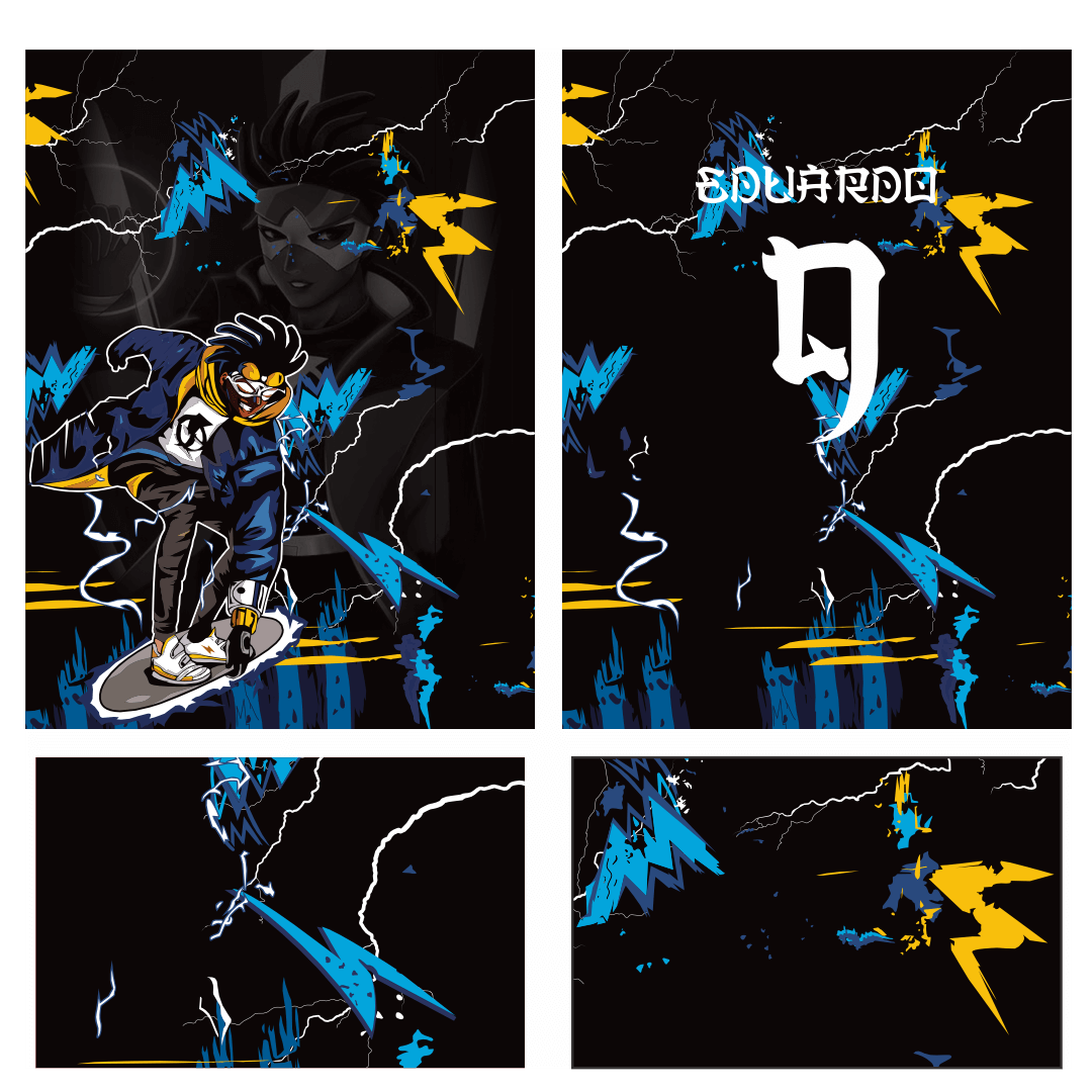Arte Vetor Camisa Super Choque Interclasse 2024 - 2025 em Corel Draw X7, PDF e TTF| — imagem 2