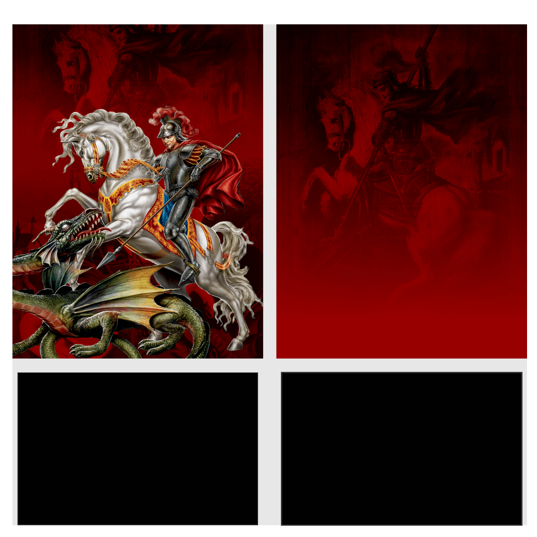 Arte Vetor Camisa Religião São Jorge, design digital em formato Corel Draw X7 e PDF, 100% editável.|Arte Vetor Camisa Religião São Jorge - Modelo 01, design digital 100% editável disponível em formatos Corel Draw X7 e PDF. — imagem 2