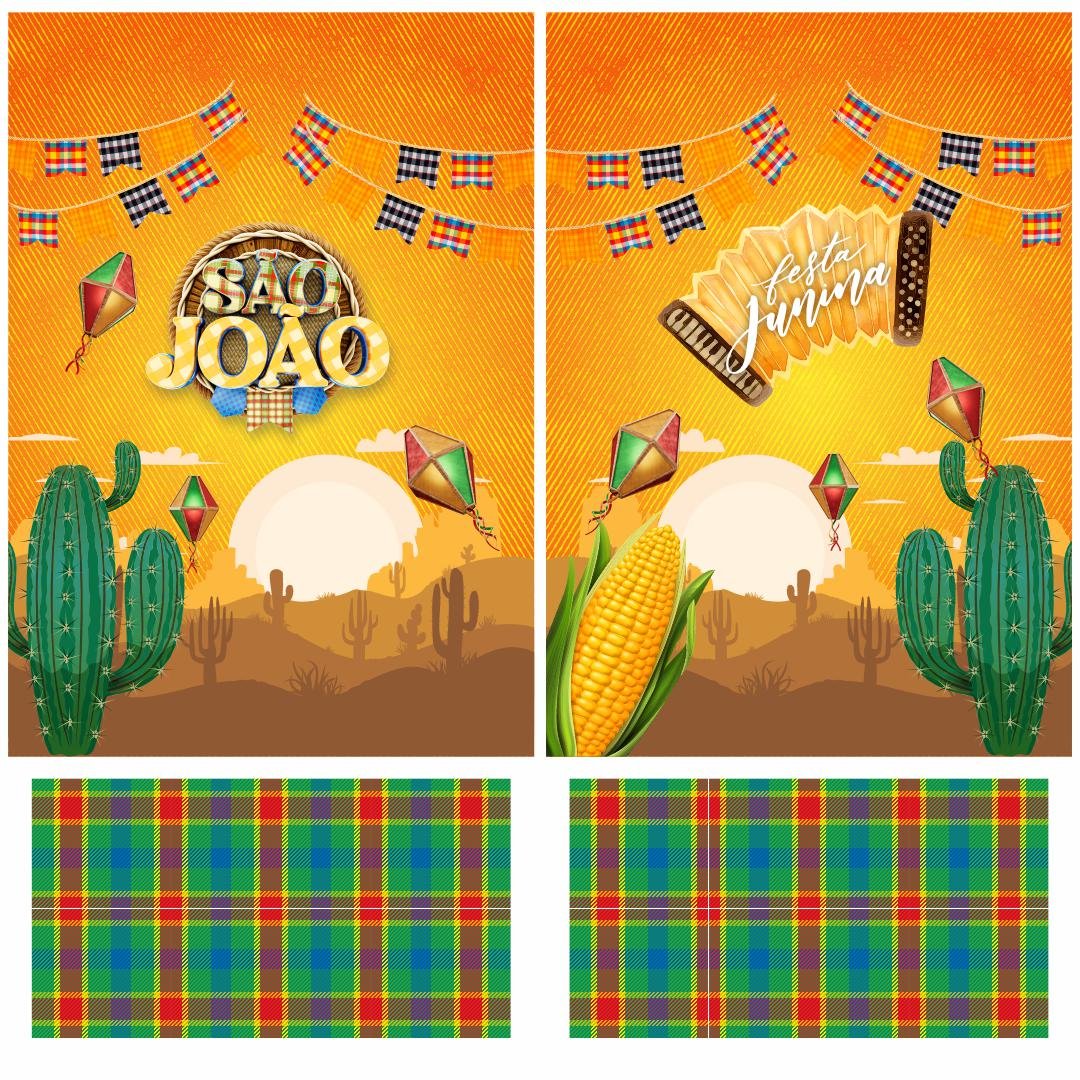 Estampa vetor digital para camisa São João 2025 - Festa Junina em Corel Draw|Estampa vetor digital para camisa São João 2025 - Festa Junina em Corel Draw — imagem 2