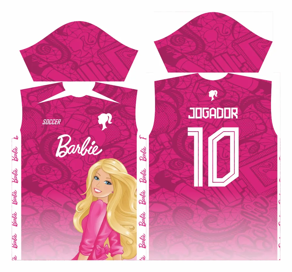 Arte Vetor Camisa Interclasse Barbie 2026 Corel Draw X7 para sublimação|Arte Vetor Camisa Interclasse Barbie 2026 Corel Draw X7 para sublimação — imagem 2