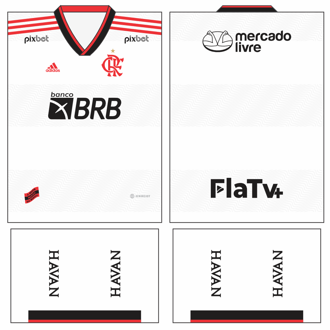 Arte Vetoriza Camisa Flamengo visita 2022-2023 100% editavel|Vetor Flamengo 2022 Para Sublimação De canecas, Camisas E outros itens de impresão Digital — imagem 2